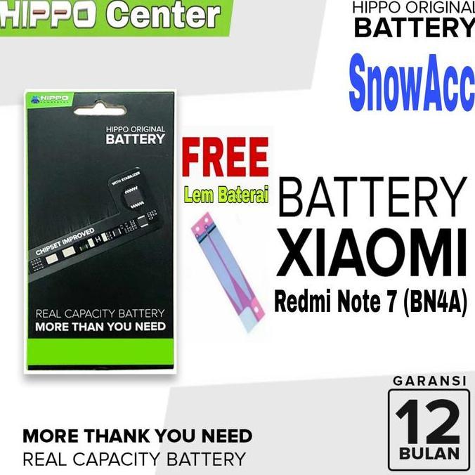 Hippo Baterai Compatible XiaoMi Redmi Note 7 / Redmi Note 7 PRO Kode Baterai BN4A / BN-4A / BN 4A Ba