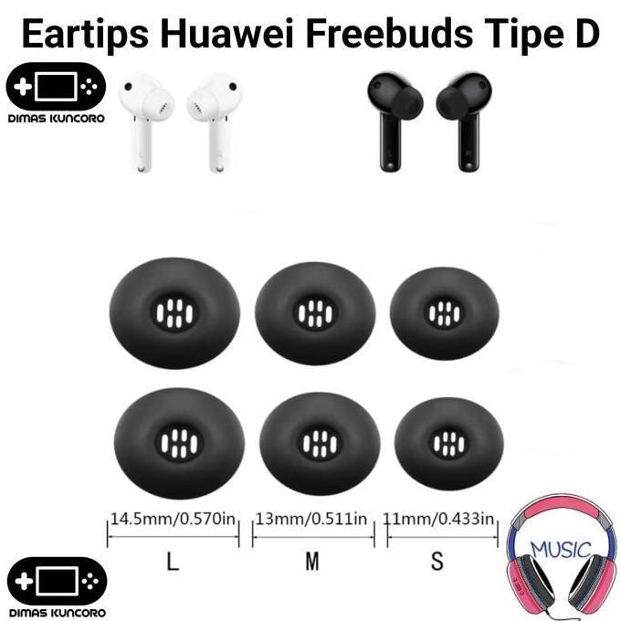 TERBARU|TERMURAH|BARU|PREMIUM|ORIGINAL|GARANSI|DISKON|PROMO EARTIPS HUAWEI FREEBUDS TIPE D SILICONE 