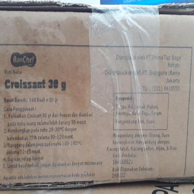 Zairyo- Croissant Frozen Bonchef Mix Isi 10 (Khusus Instan)