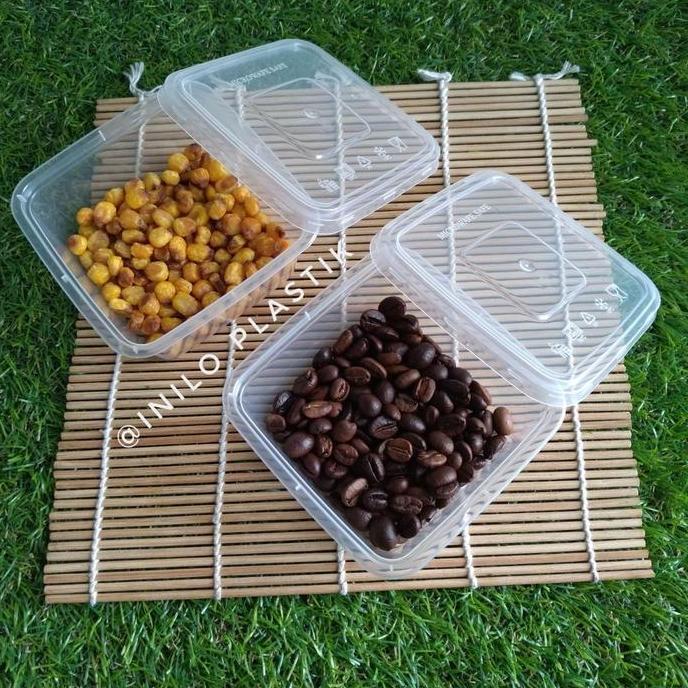 Tayoo- 50 Pcs Thinwall Dm 250 Ml Sq / Thinwall Kotak Plastik 250 Ml