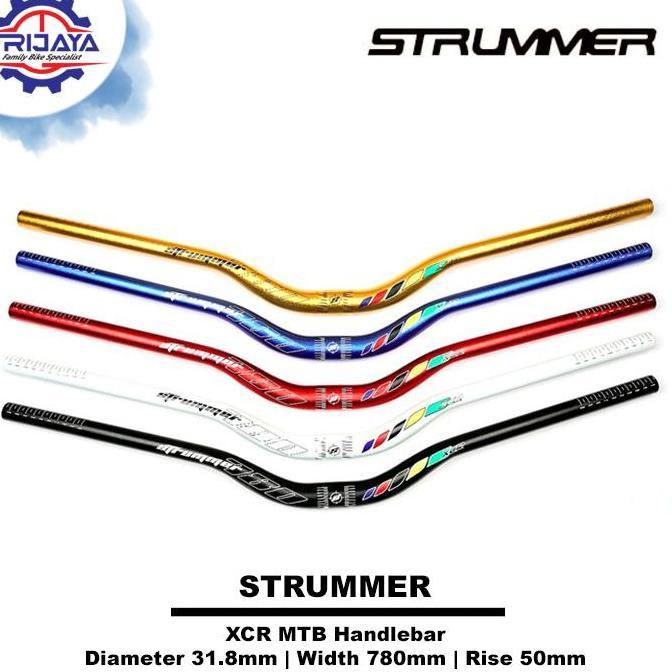 Bikes Strummer Xcr Handlebar Stang Sepeda Mtb