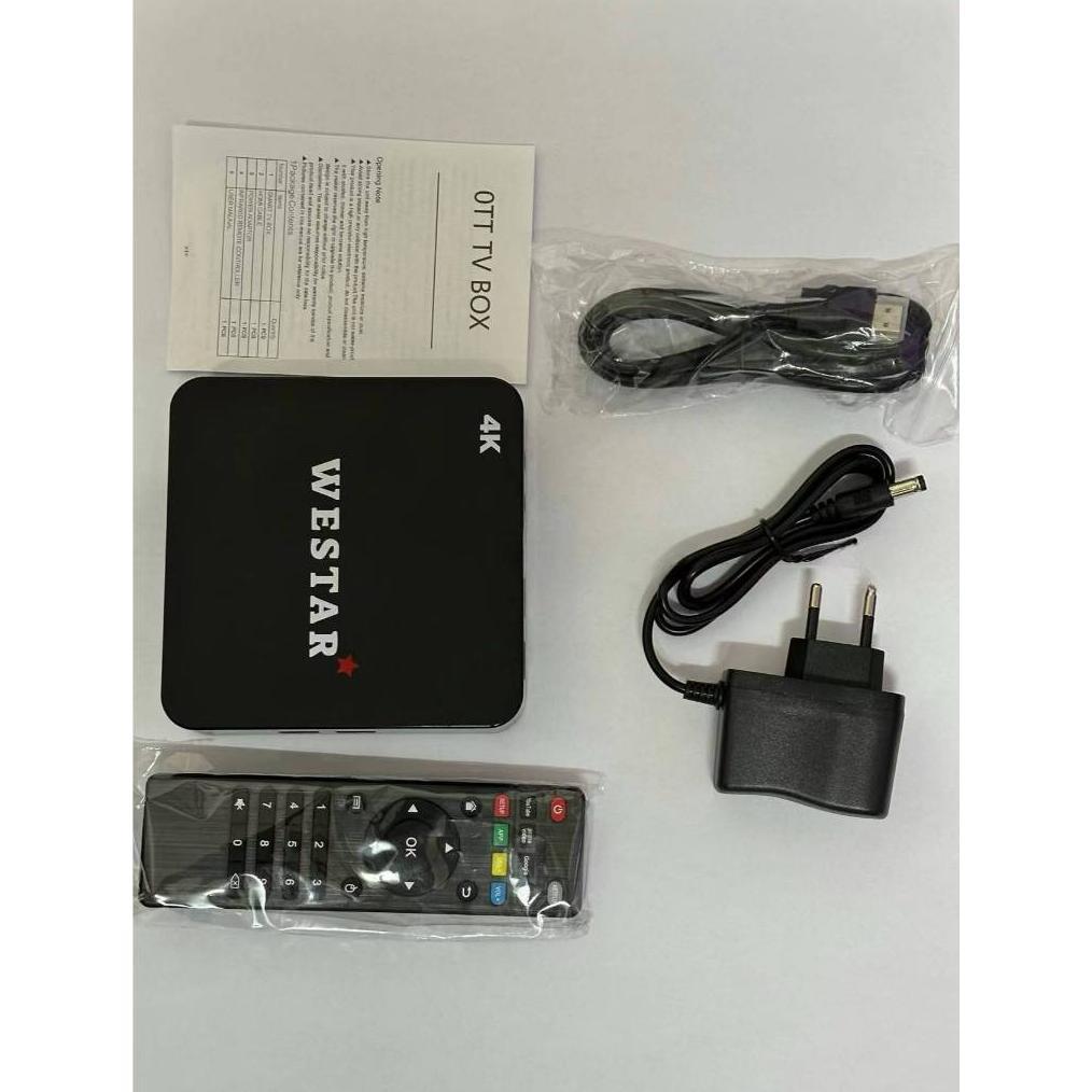 CUCI GUDANG Android TV BOX WESTAR W1 4K Ultra HD Netflix Smart WESTAR TV BOX