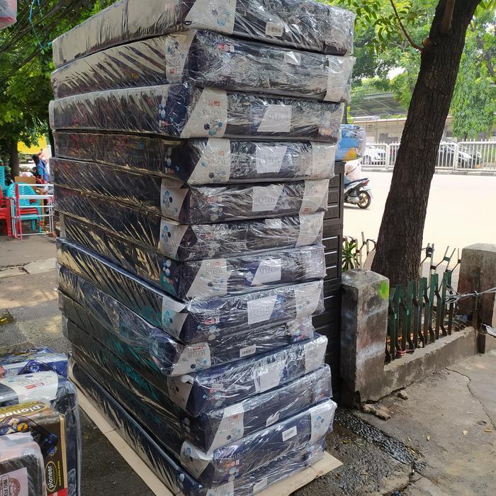 Central Spring Bed Kasur Busa Lotus Rebonded 90x200x18cm Kualitas Terbaik Spring Bed Springbed Furni