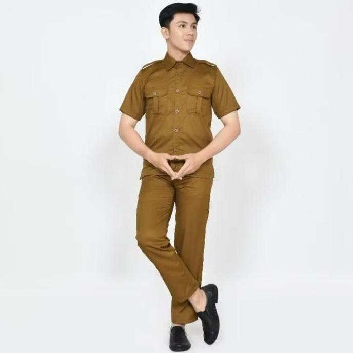 Termurah / Hot Sale Seragam Pns Pemda Pria Baju Pdh Pegawai Negeri Seragam Asn Baju Guru Pns Pemda B