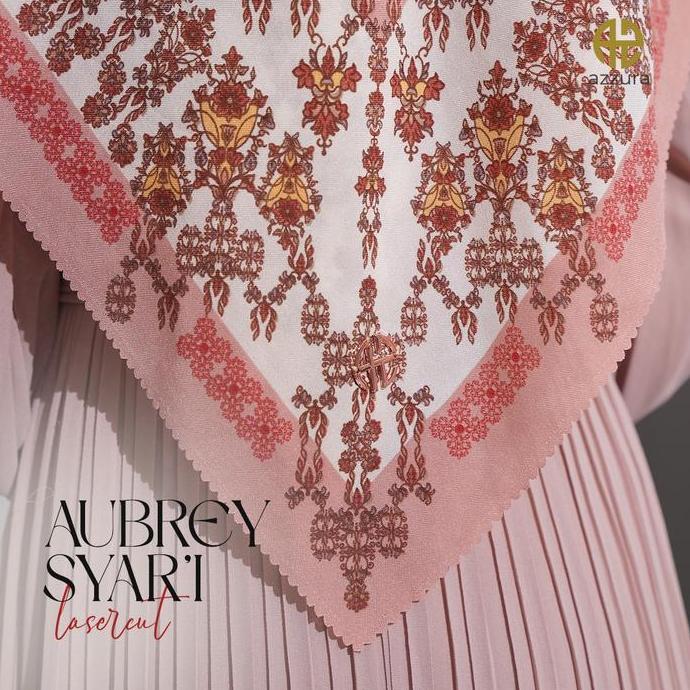 Promo New Aubrey 2 - [Syari Jumbo] 130 x 130 Azzura Scarf (Scarf Segi Empat Serat Perancis Premium W
