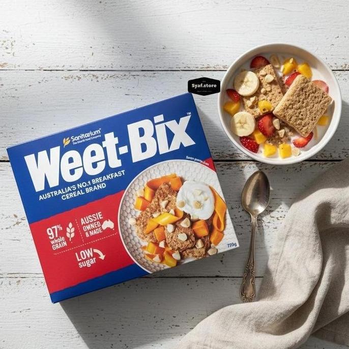 Eatstraight- Weet Bix Cereal / Sereal Oat Weetbix Sanitarium 750 Gr Halal