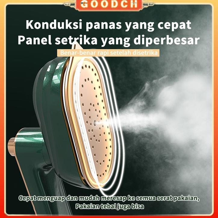 hot deals goodch setrika portable mini uap alat setrika genggam anti kerut, usb rechargeable, mudah 