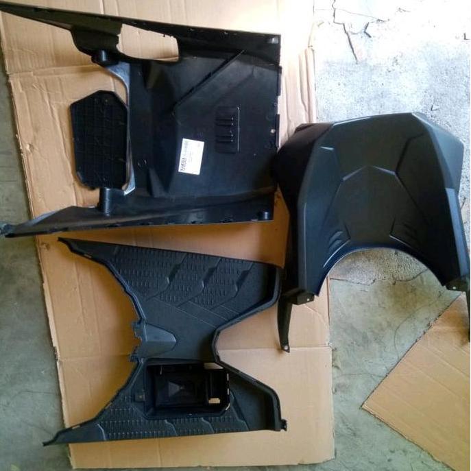 Promo PAKET PIJAKAN KAKI ATAS DEK BAWAH KOLONG DEK PARU PENAHAN LUMPUR HONDA VARIO 125 150 LED 2016 