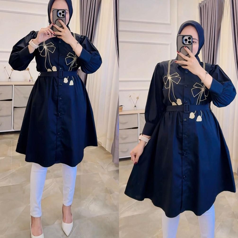 Disc New Tunik Zara Salur Terbaru/ Tunik Extu Cantik Terbaru
