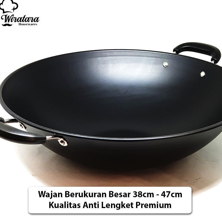 DISKON CALYPSO WAJAN JUMBO ANTI LENGKET | KUALI CEKUNG PENGGORENGAN BESAR