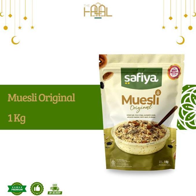 Eatstraight- Muesli Sereal Safiya-Sereal Muesli Fruit Mix 1 Kg Safiya Sereal Makanan Ringan Food Oat