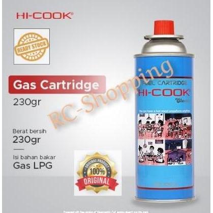 Daidokoro- Hi-Cook Tabung Gas Mini / Tabung Gas Portable Hi Cook 230 Gr