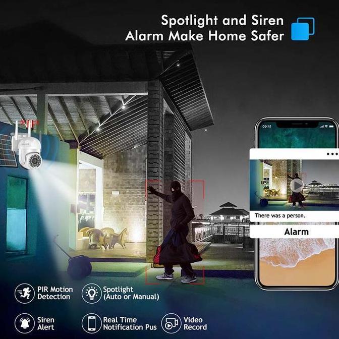 Kyatchi- Eyesec Cctv Outdoor 1080P Ip66 Stc Ip Camera Cctv Wifi App Eseecloud