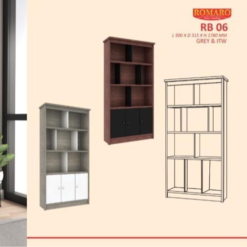 Rak Buku Serbaguna RB 06 Romaro Khusus Bogor