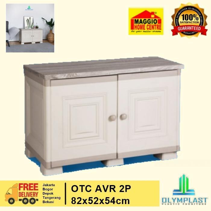 LEMARI TV - RAK TV PLASTIK - RAK TV PANJANG - OTC AVR - OLYMPLAST