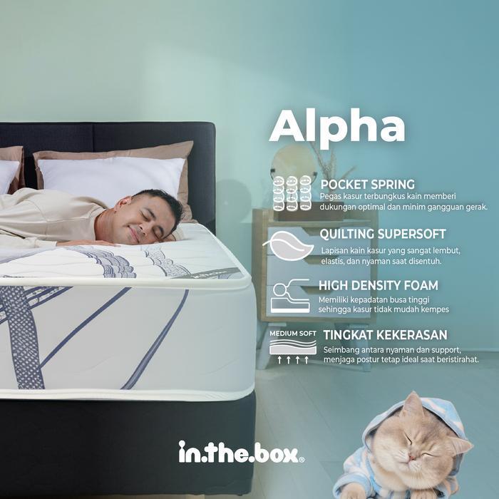 [PRE ORDER 3 HARI + COD] Kasur Spring Bed INTHEBOX Alpha