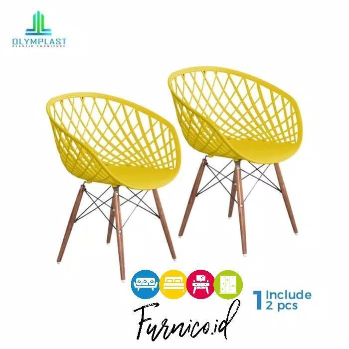 Olymplast kursi plastik kursi cafe set walet chair 2pc