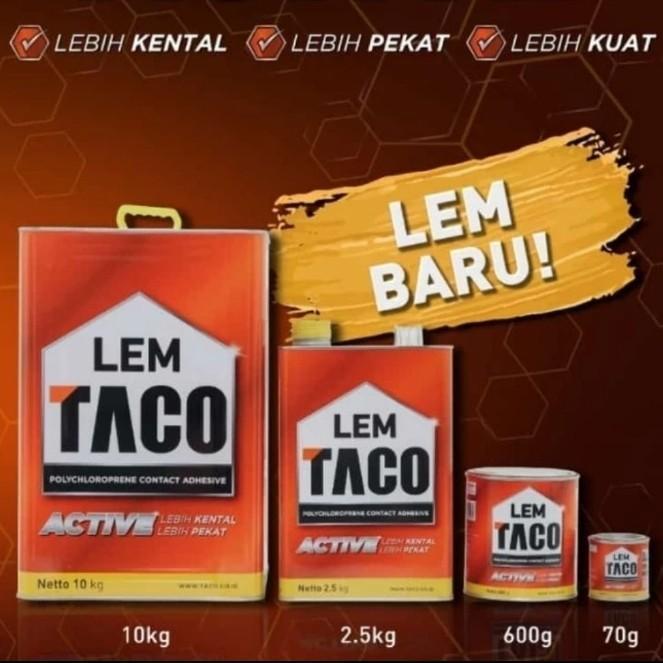 Lem kuning hpl TACO ACTIVE merah
