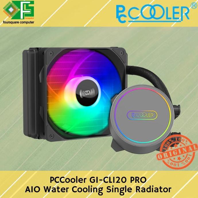 TERMURAH - AIO Water Cooling PCCooler GI-CL120 VC RGB CPU Cooler Water Cooling PC