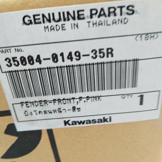 SPAKBOR SLEBOR DEPAN KAWASAKI KSR 110 KSR110 PINK ORIGINAL KAWASAKI