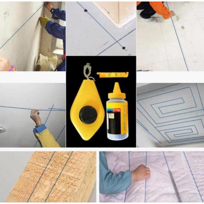 Benang Sipatan Ukur Tukang Set/ benang tukang set/Sipatan Tinta murah