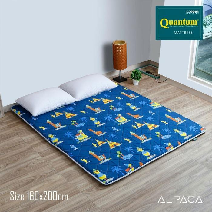 (JTR) Quantum Kasur Lantai Kasur Lipat Gulung Flamingo 160 x 200 cm