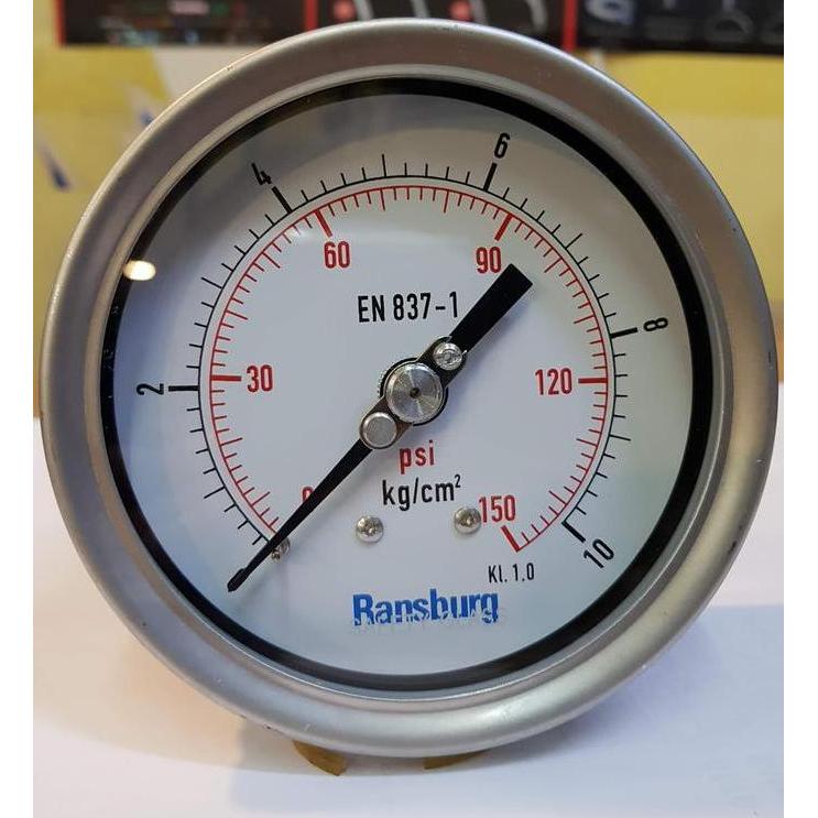 Pressure Gauge RWS 0110 Ransburg 4" Liquid Manometer murah