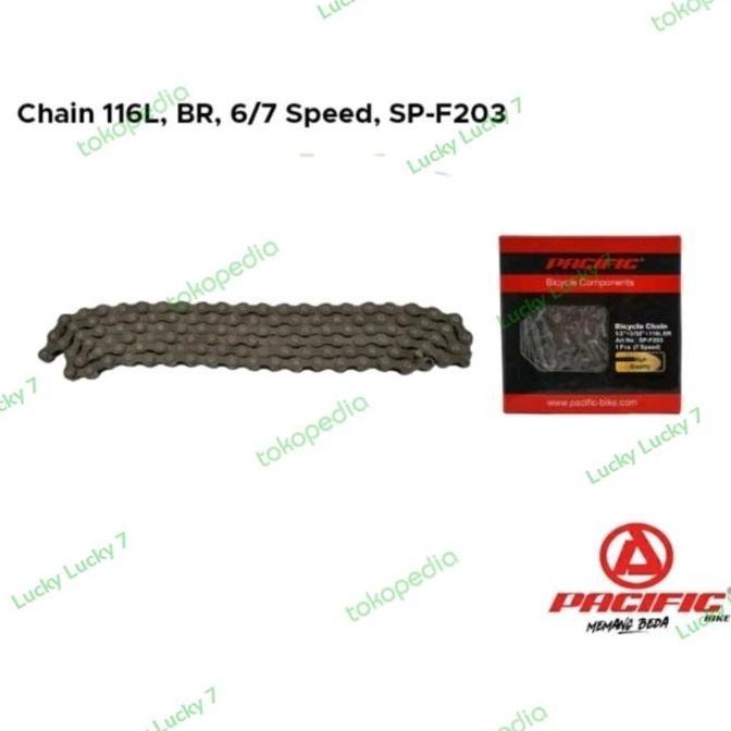 Ready Rantai Sepeda Pacific 6 speed Rantai Sepeda Pacific 7 Speed Rantai Sepeda Single Speed Rantai 