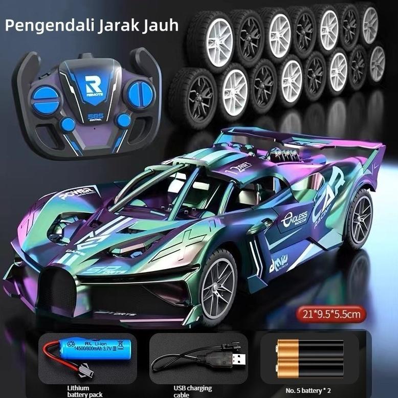 GARANSI MAINMAIN MOBIL BALAP REMOTE CONTROL MAINAN MOBIL RC DRIFT 118 2WD KECEPATAN TINGGI MOBIL MAI