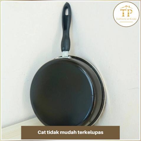 FREE ONGKIR TP' PANCI WAJAN SET 3 PCS ANTI LENGKET COOKWARE 3 IN 1 TUTUP HITAM COOKWARE SET HITAM