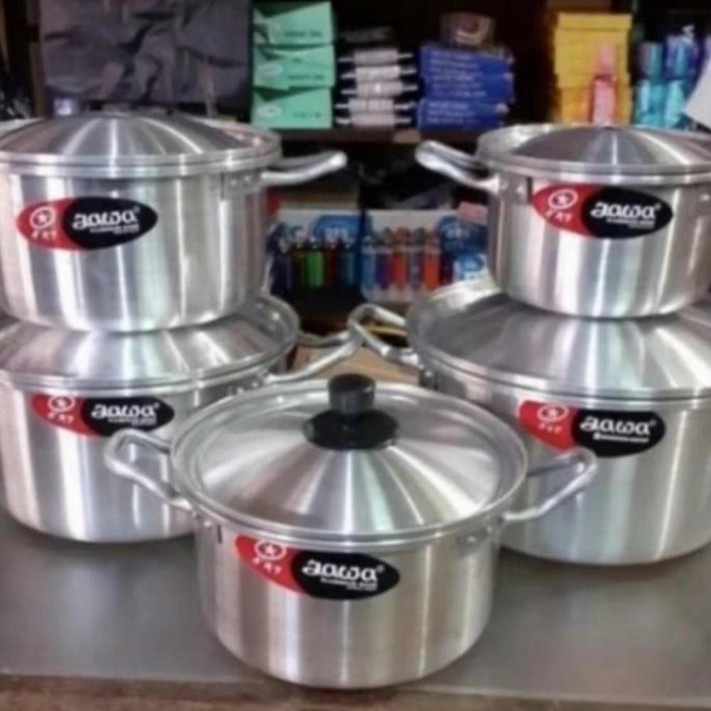 BEST SELLER 1SET 5PCS PANCI JAWA ALUMUNIUM ORIGINAL MASPION / PANCI SET JAWA LENGKAP KITCHENWARE