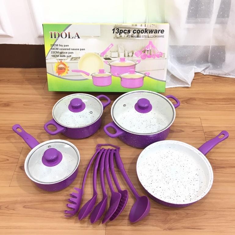 DISKON IDOLA PANCI SET 13 IN 1 || PANCI SET ANTI LENGKET || PANCI SET 13 PCS