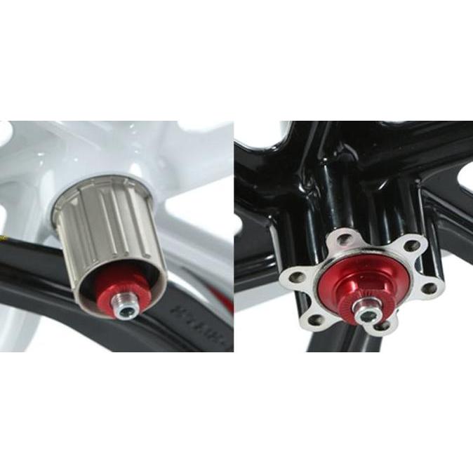 velg or Wheelset racing sepeda MTB ALLOY 27,5" inch warna Full Black DVS