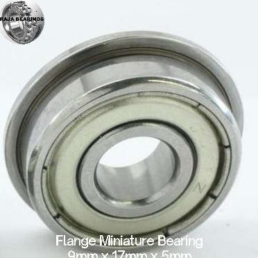 F689Zz Flange Miniature Ball Bearing Id 9Mm X Od 17Mm X B 5Mm