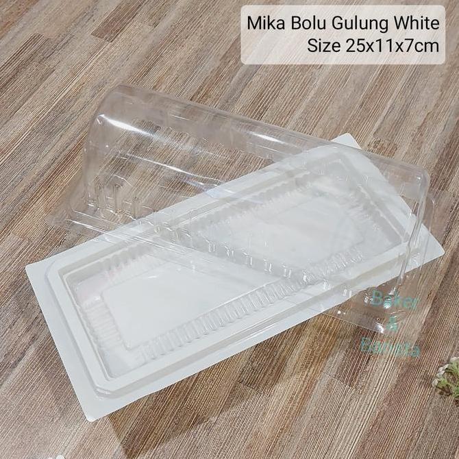>>>>>] Mika Bolu Gulung White / Mika Box Cake Roll / Mika Cake Potong Box Roll Cake