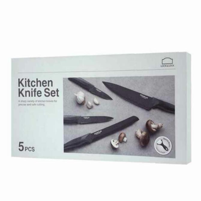 Bigwoll- Lock N Lock Pisau Set 5 Pcs Lock&Lock Knife Original