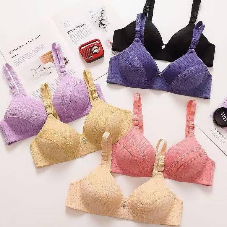 ready BH Renda Wanita Push Up Seksi Tanpa Kawat