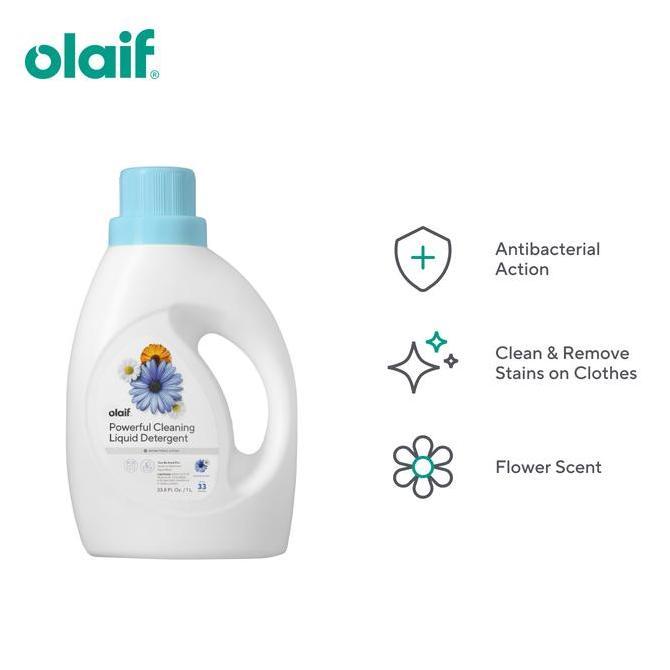 Sugetsu- Olaif Powerful Cleaning Liquid Detergent - 1 Liter - Deterjen Laundry