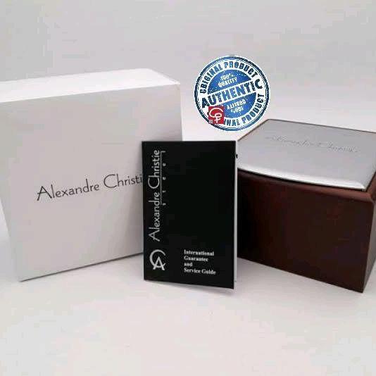 ALEXANDRE CHRISTIE AC6512 AC 6512 SILVER BLACK JAM PRIA ORIGINAL