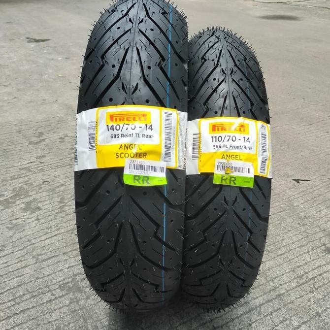PAKET BAN FIRELLI ANGEL SCOOTER 110/70-14 & 140/70-14 BAN MATIC AEROX PCX 150