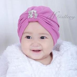Turban Anak Bayi Perempuan Nafisa Diamond dfGallery Permata Mewah
