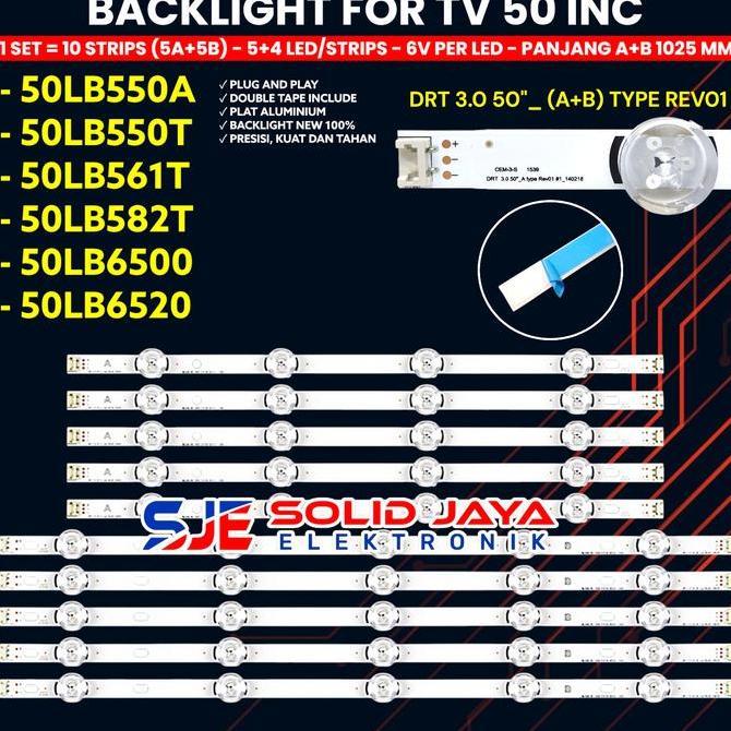 SALE - BACKLIGHGT TV LG 50 INCH 50LB550A 50LB550T 50LB561T 50LB582T 50LB6500 50LB6520 50LB550 50LB56