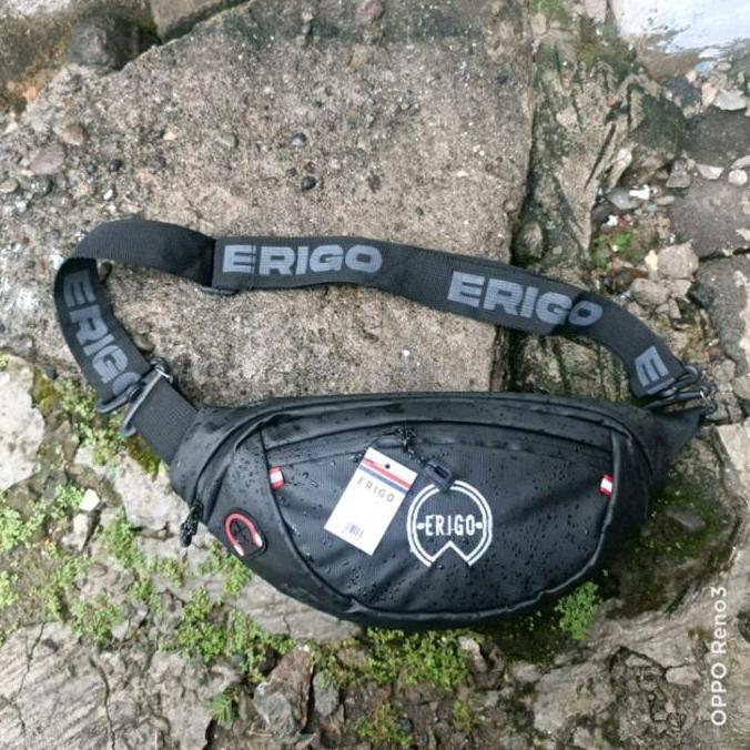 Gabrim- Erigo Waist Bag Pria Waterproof Anti Air Tas Selempang Pinggang Premium Murah