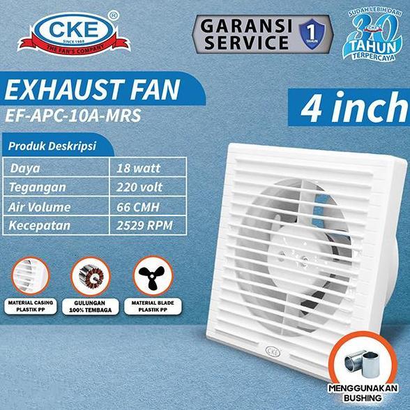 Exhaust Fan Mini Penghisap Udara 4 Inch Kipas Hexos Dinding Tembok