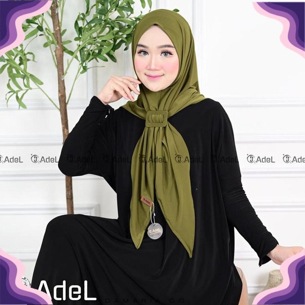 Segitiga Instan Jersey Premium / Hijab Instan Segi3 Nonpet / Mentari / Segitiga Instan Oval Jersey F