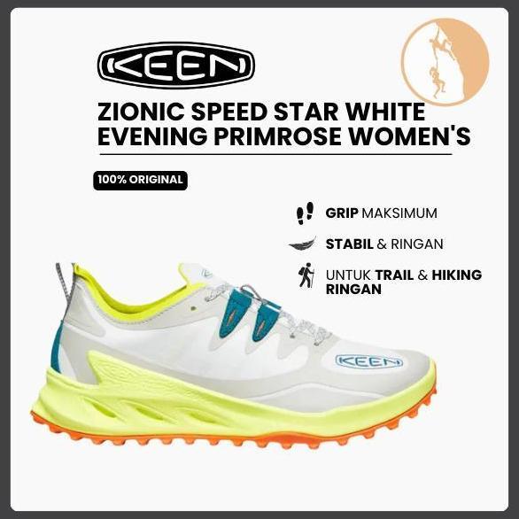 KEEN WOMEN'S ZIONIC SPEED - STAR WHITE/EVENING PRIMROSE
