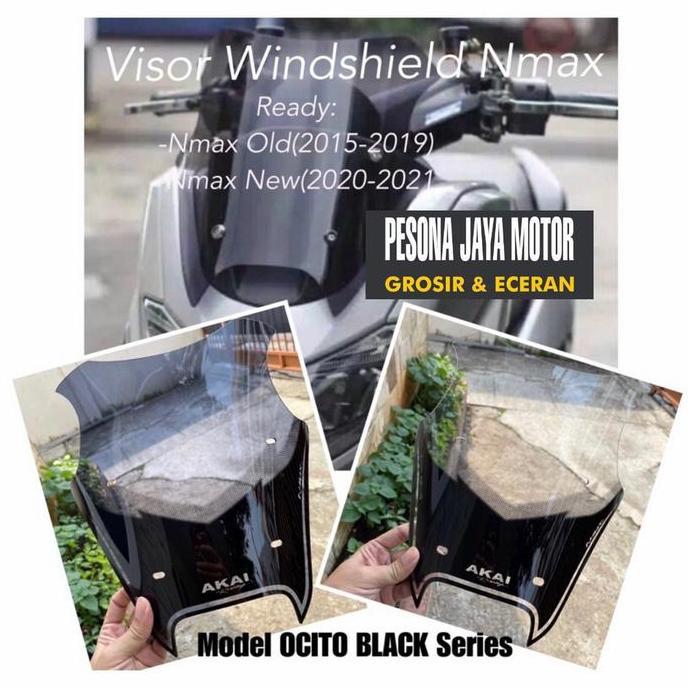 Visor Nmax Windshield Nmax Yamaha Nmax Winsil Model Ocito Akai Racing Baut Motorcycle Motor Original