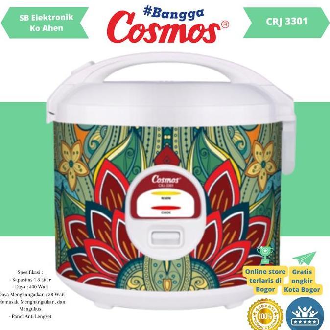 DEAL TERBAIK - COSMOS Rice Cooker CRJ-3301