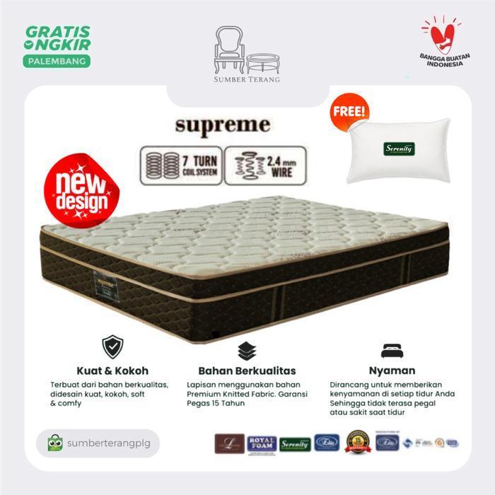 Springbed Elite Serenity Supreme Kasur Spring Bed Serenity Supreme