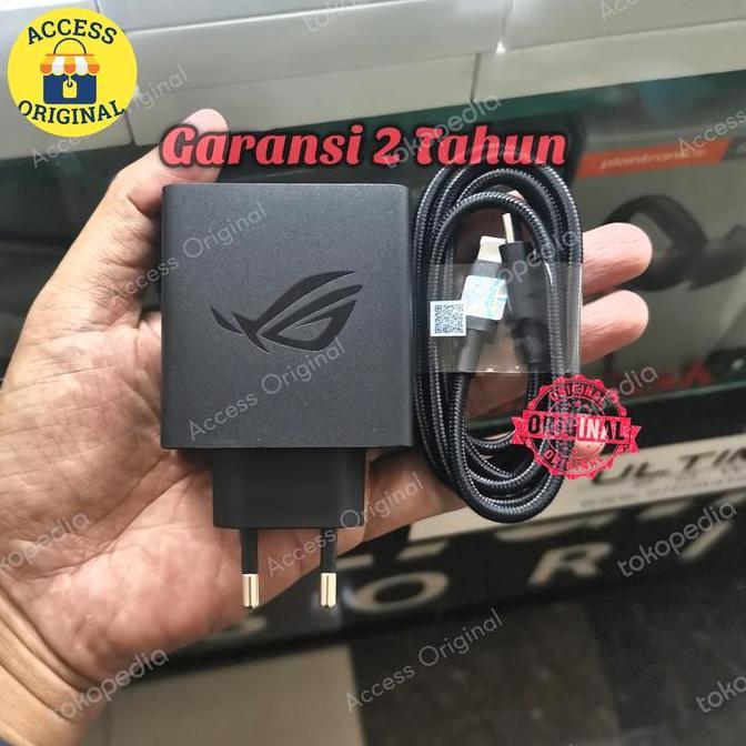 TERMURAH - Charger Adapter 65W Asus Rog Phone 5 6 7 Hyper Charge Adaptor Ori